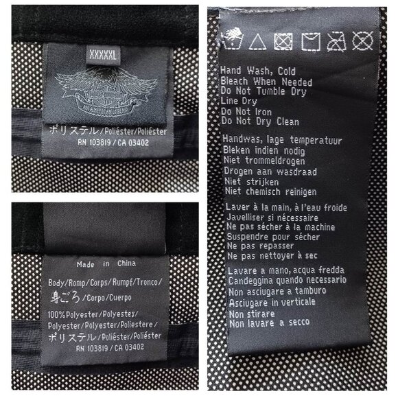 Harley Davidson Vintage Full Zip Hooded Jacket - Picture 7 of 16